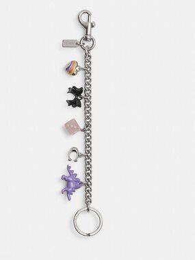 Coach Motif Chain Bag Charm